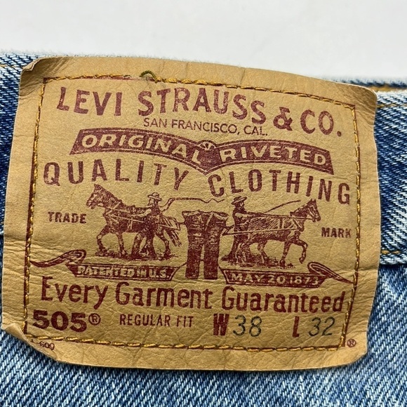 Levi’s Vintage 505 Regular Fit Straight Leg Size 38 x 32 - Picture 10 of 16